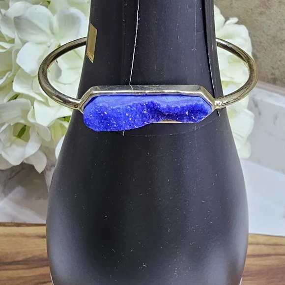 Druzy Dreams Stack Bracelets Set In Blue - Picture 8 of 8